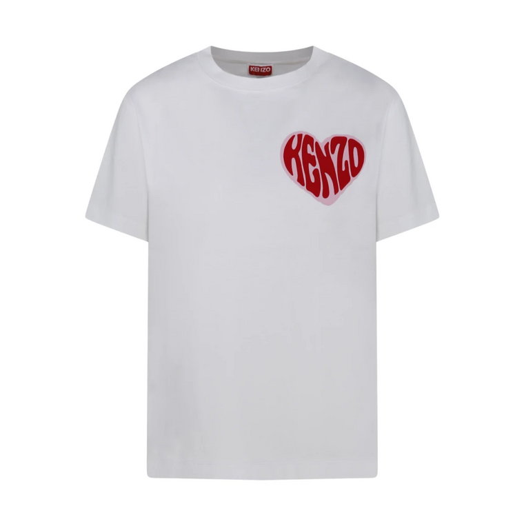 Luźna koszulka z sercami Kenzo