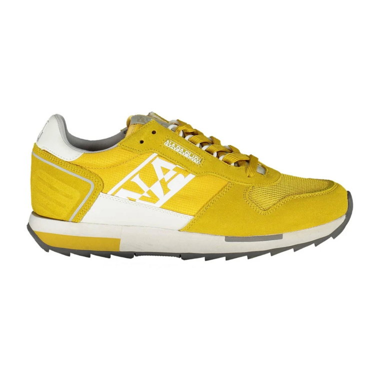Yellow Polyester Sneaker Napapijri