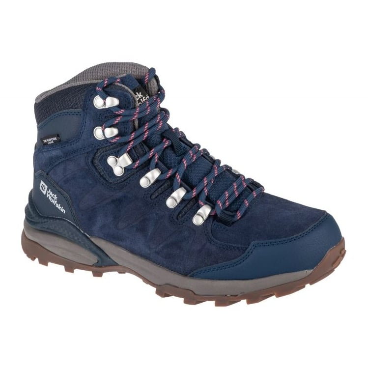 Buty Jack Wolfskin Refugio Texapore Mid 4050871-1199 niebieskie