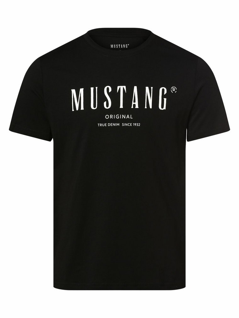 Mustang - T-shirt męski, czarny