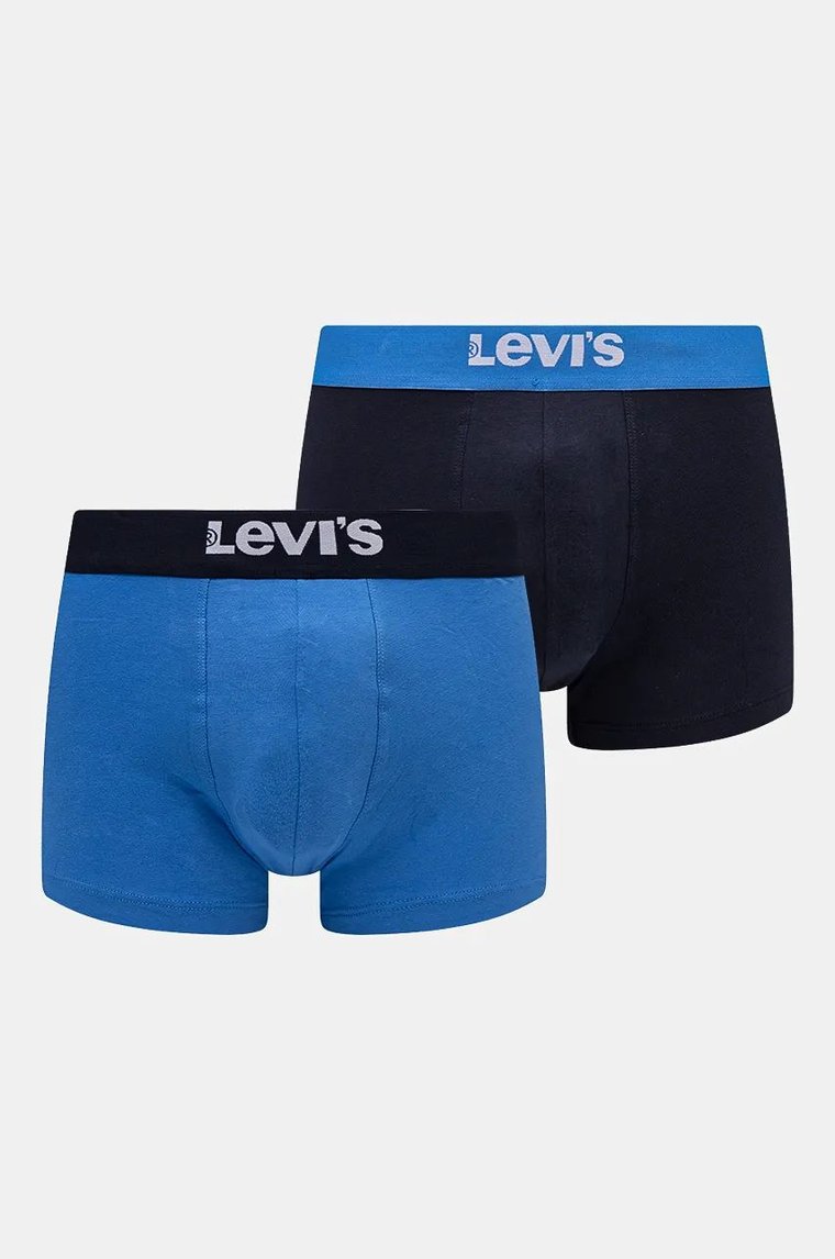 Levi's bokserki 2-pack męskie kolor niebieski 37149-1007