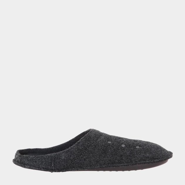 Kapcie domowe damskie z zakrytymi palcami Crocs Classic Slipper 203600-BKBK 36-37 (M4/W6) 22 cm Czarne (887350815849). Kapcie domowe damskie