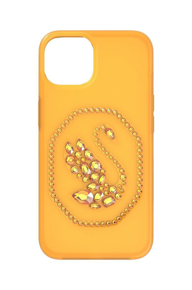 Swarovski Etui na telefon iPhone 13 Pro 5625638 kolor żółty