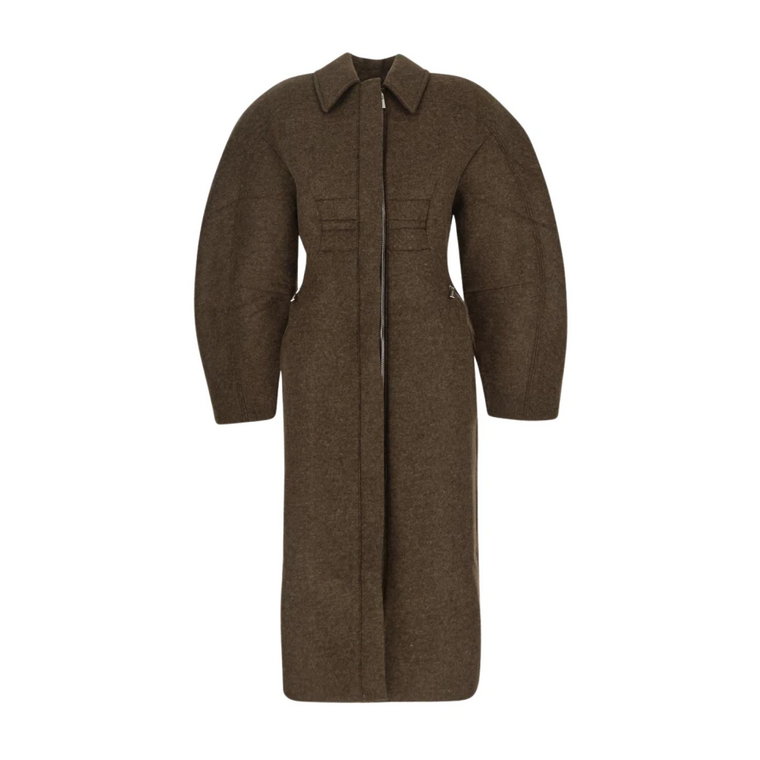 Croissant Coat: Elegancki i ponadczasowy Jacquemus