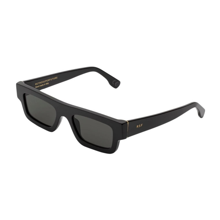 Czarne okulary przeciwsłoneczne z soczewkami Zeiss Retrosuperfuture