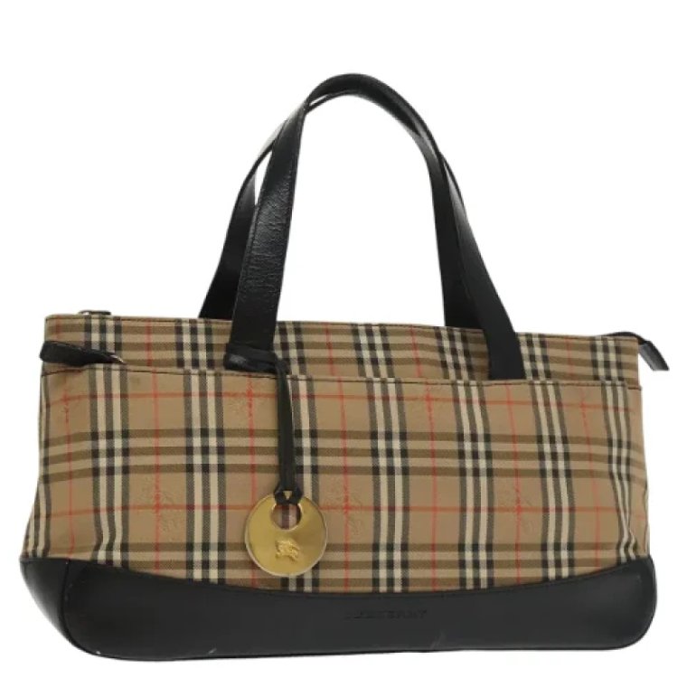 Pre-owned Canvas handbags Burberry Vintage