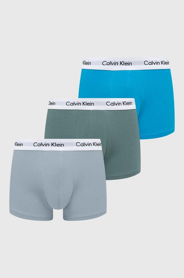 Calvin Klein Underwear bokserki 3-pack męskie kolor niebieski