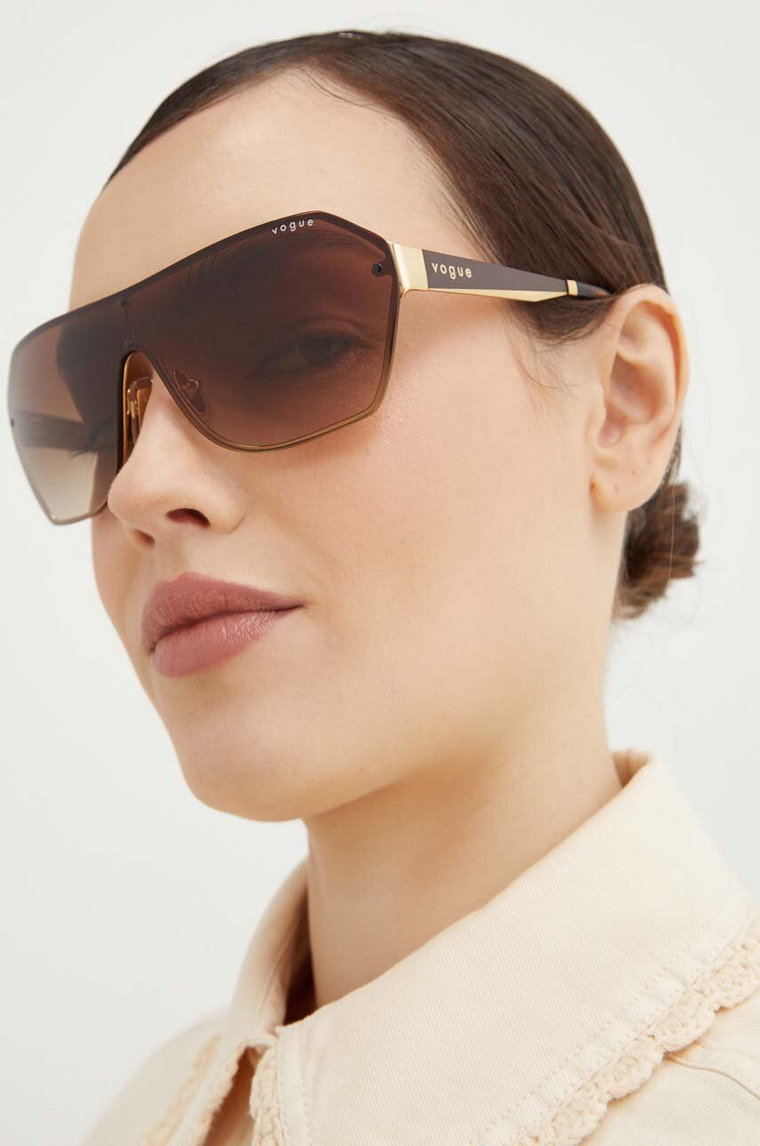 VOGUE okulary przeciwsłoneczne damskie kolor brązowy 0VO4302S