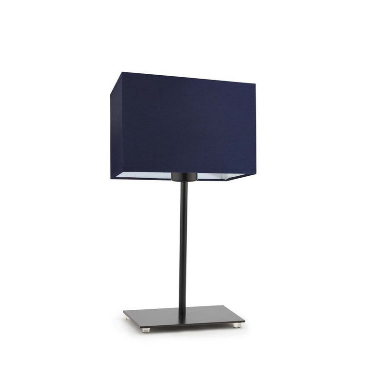 Lampka nocna LYSNE Amalfi, 60 W, E27, granatowa/czarna, 40x20 cm