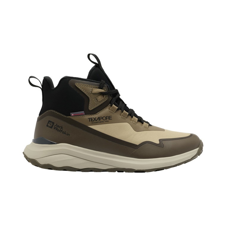 Męskie buty outdoorowe Jack Wolfskin DROMOVENTURE WT TEXAPORE MID M cold coffee - 40