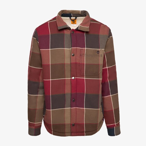 TIMBERLAND KOSZULA SHERPA LINED PLAID OVERSHIRT