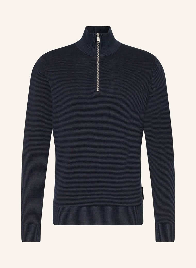 Marc O'polo Sweter Typu Troyer blau