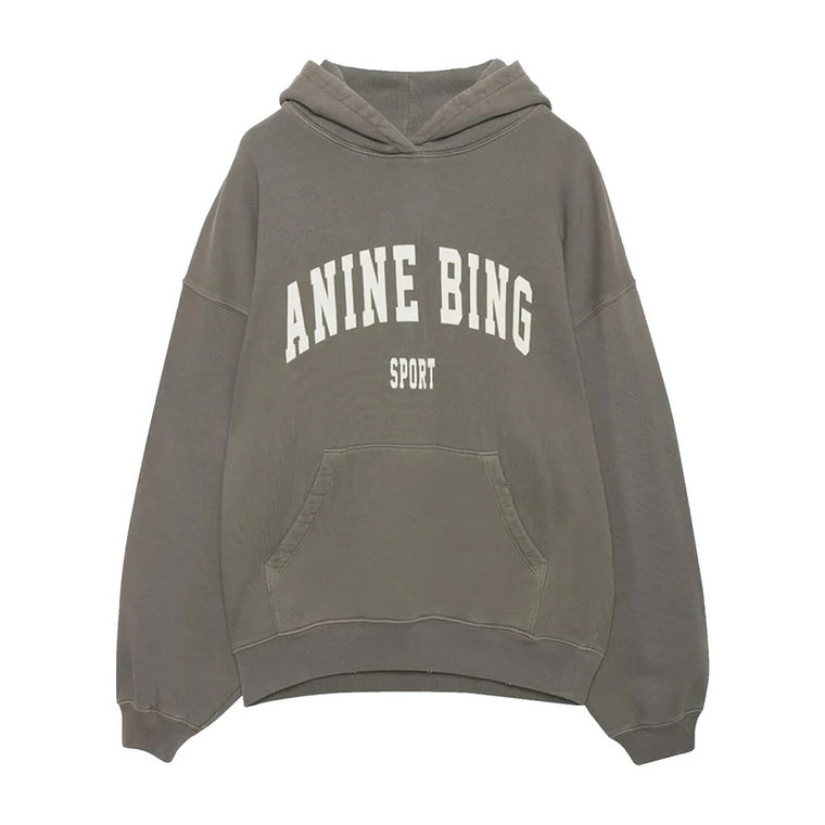 Oversize Sweter z Organicznej Bawełny z Efektem Vintage Anine Bing