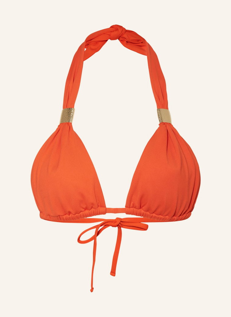 Heidi Klein Góra Od Bikini Wiązana Na Szyi Pilanesberg orange