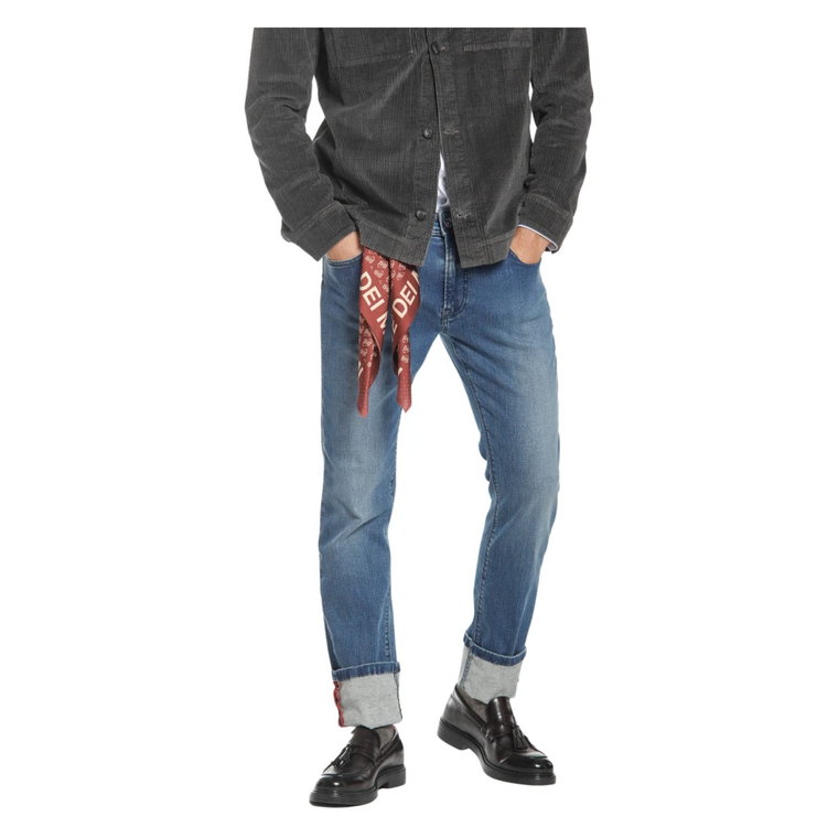 Spodnie dżinsowe Slim Fit w kolorze granatowym Mason's