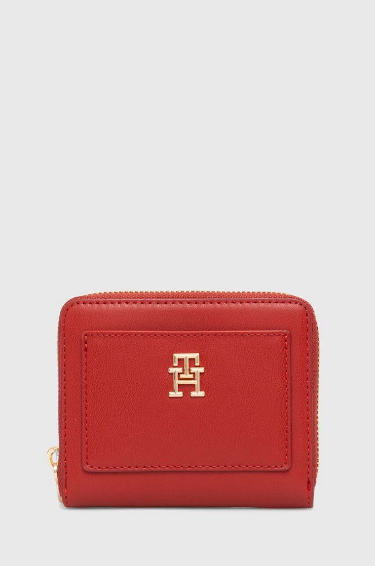 Tommy Hilfiger portfel damski kolor czerwony AW0AW16722