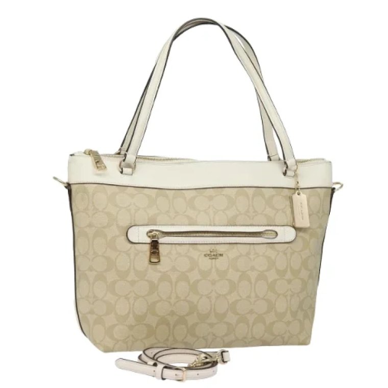 Pre-owned Canvas totes Coach Pre-owned