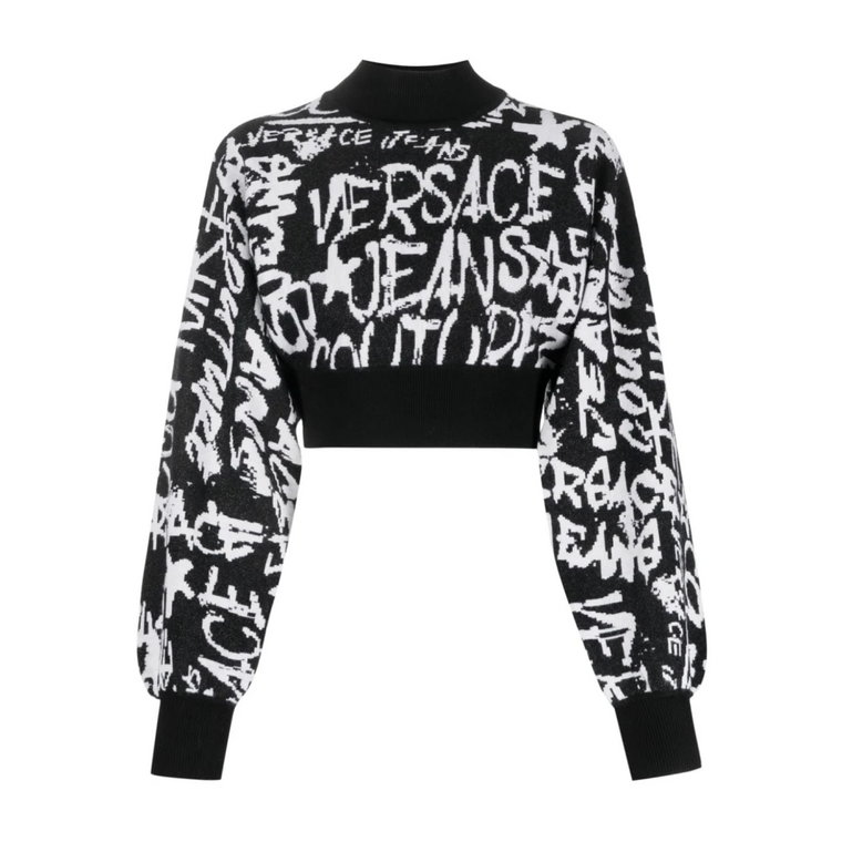 Wielokolorowy Sweter Damski - Modne Swetry Versace Jeans Couture Versace Jeans Couture