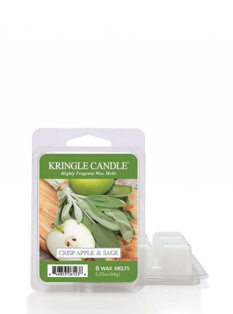 Kringle Candle - Crisp Apple & Sage - Wosk Zapachowy "Potpourri" (64G)