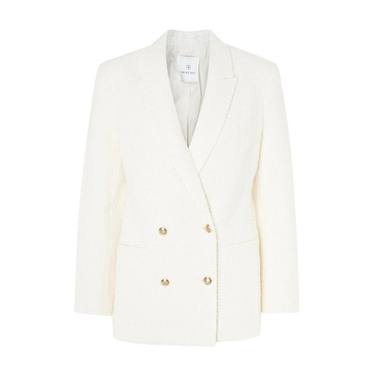 Ivory Jasmine Blazer Klasyczny Styl Anine Bing