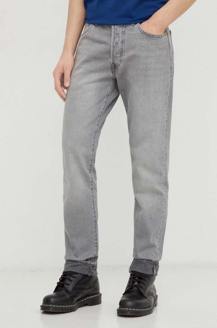 Levi's jeansy 501 54 męskie kolor szary
