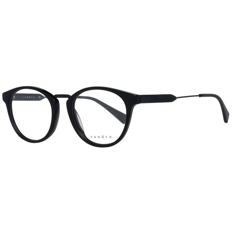 Czarne Męskie Okulary Optyczne Sandro