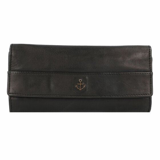 Harbour 2nd Anchor Love Fayette Wallet Leather 19 cm dark ash
