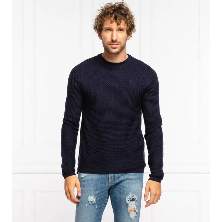 Emporio Armani Sweter | Regular Fit | z dodatkiem wełny