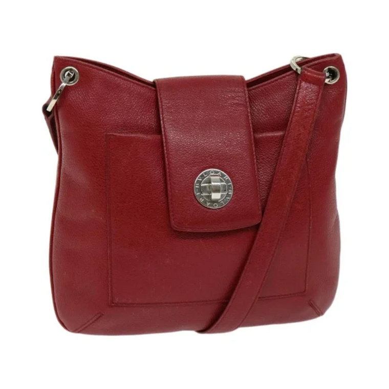 Pre-owned Leather shoulder-bags Bvlgari Vintage