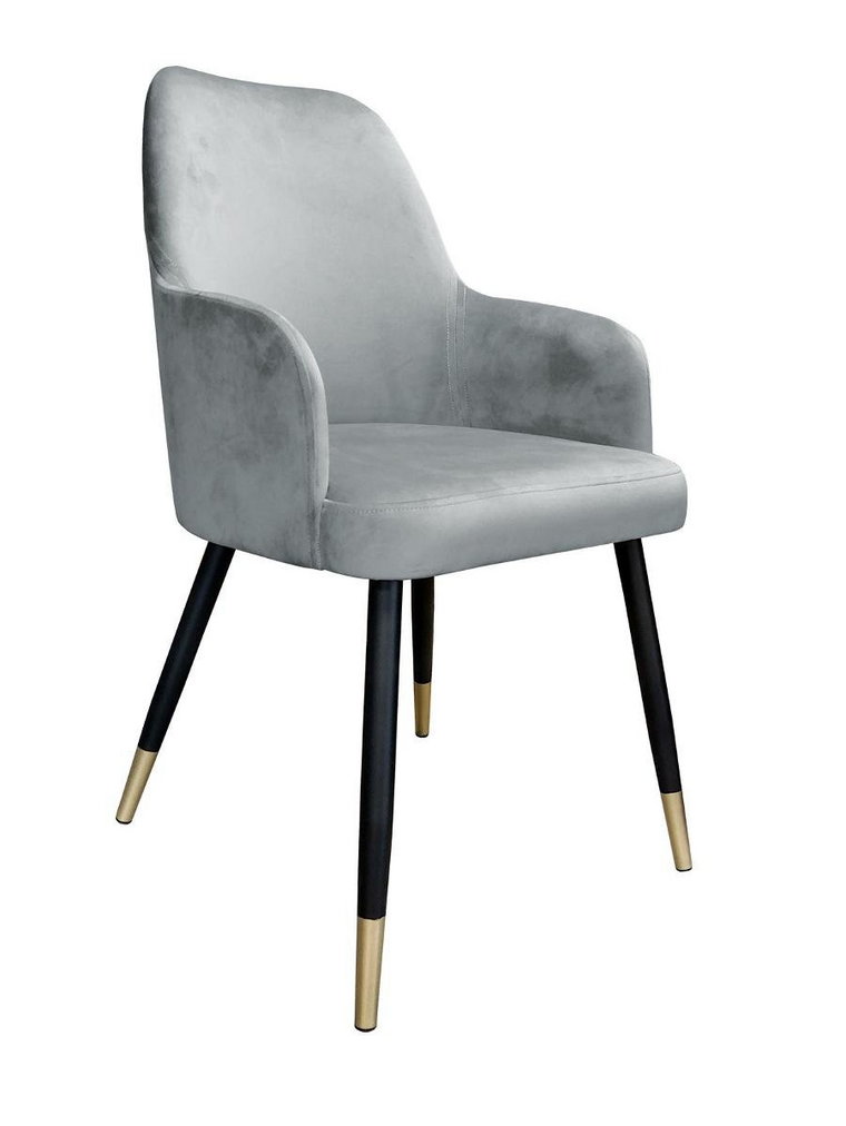 Krzesło ATOS Westa MG17, jasnoszaro-czarne, 88x65x53 cm