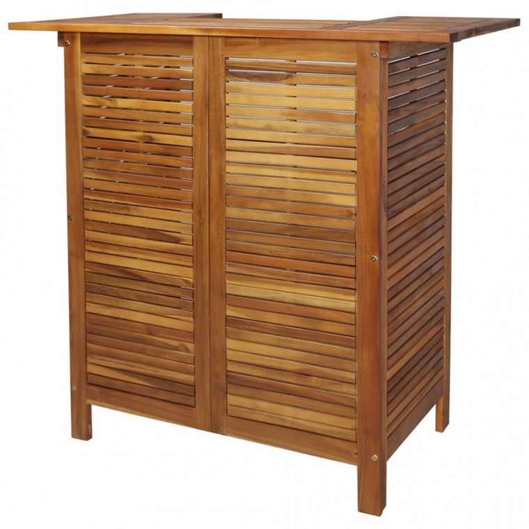 Stolik barowy z litego drewna akacjowego, 110 x 50 x 105 cm kod: V-44007