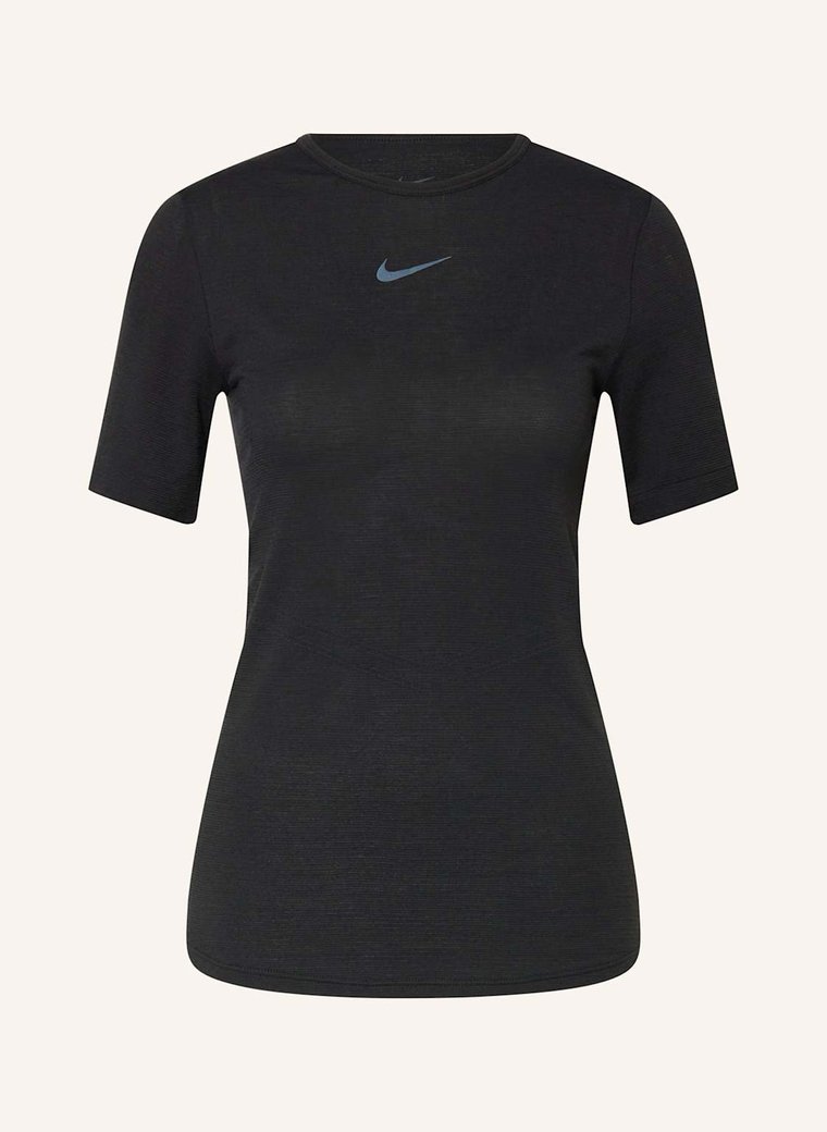 Nike Koszulka Do Biegania Swift Wool schwarz