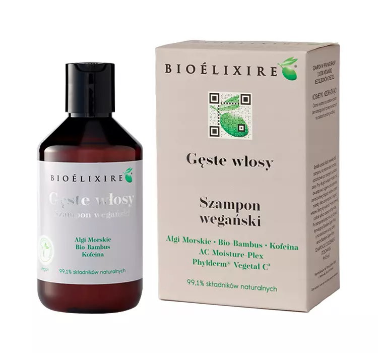 BIOELIXIRE GĘSTE WŁOSY WEGAŃSKI SZAMPON DO WŁOSÓW 300ML