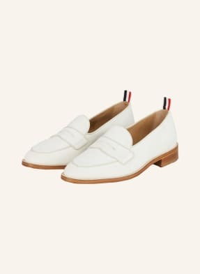 Thom Browne. Penny Loafers weiss