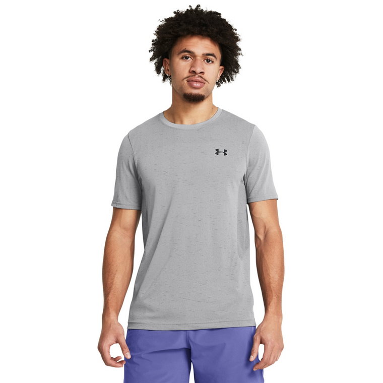 Męska koszulka treningowa Under Armour Vanish Seamless SS - szara