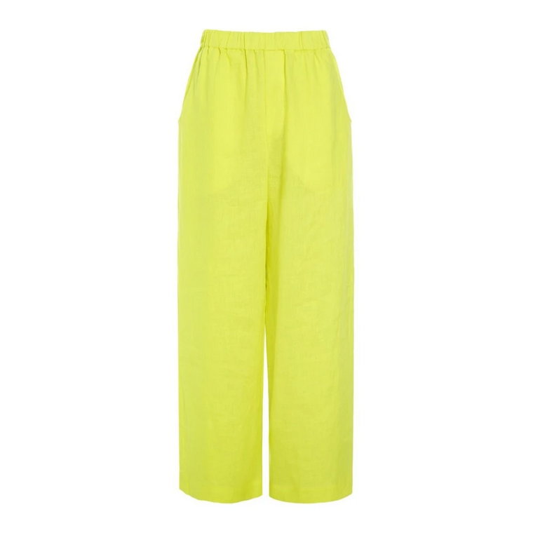Airy Linen Spodnie Fluorescent Yellow Bitte Kai Rand