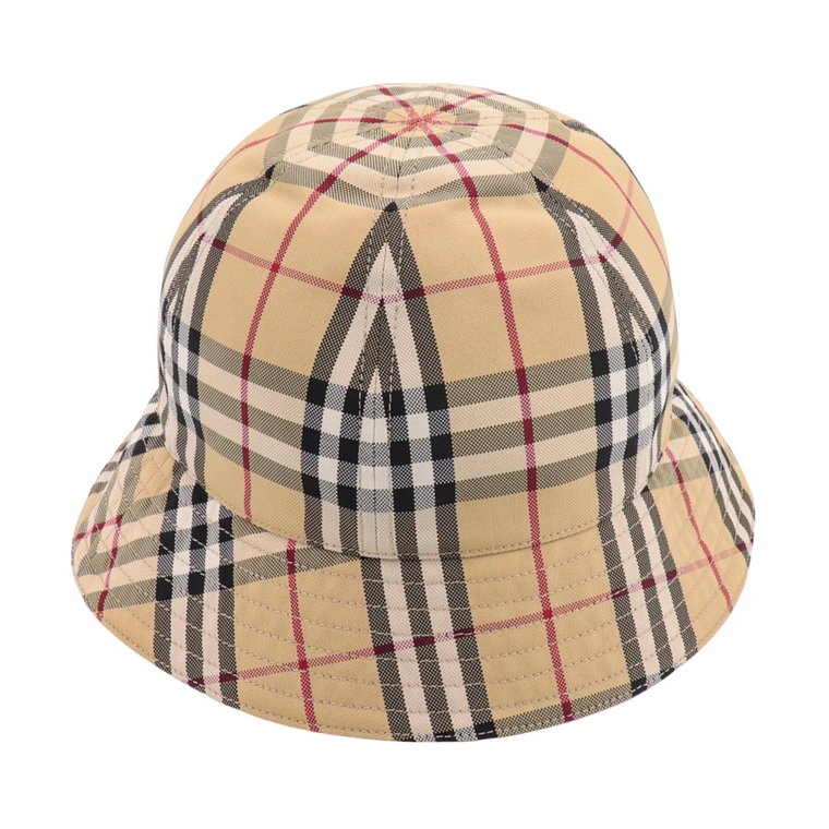 Beige Nylon Cloche Hat Aw23 Burberry