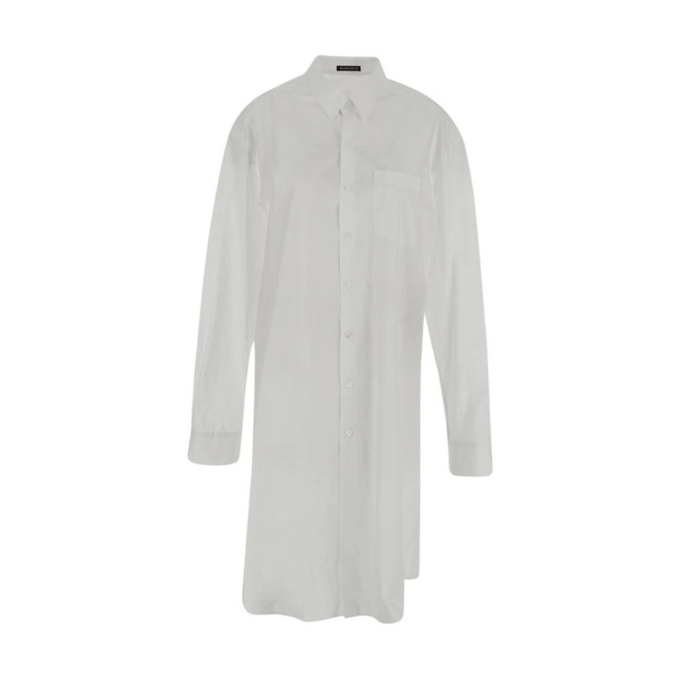 Biała Bawełniana Koszula Komfortowa Ann Demeulemeester
