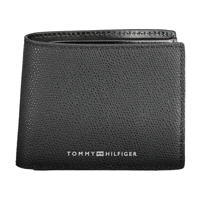 Black Leather Wallet Tommy Hilfiger