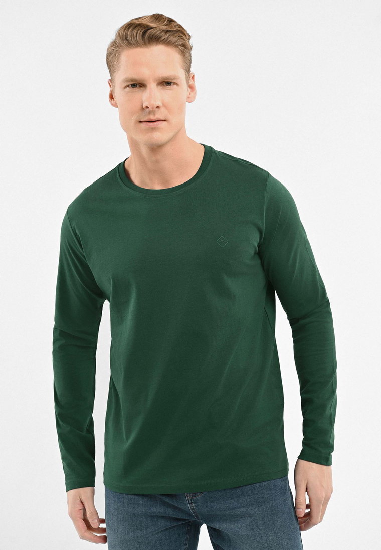 Zielony longsleeve L-HALS