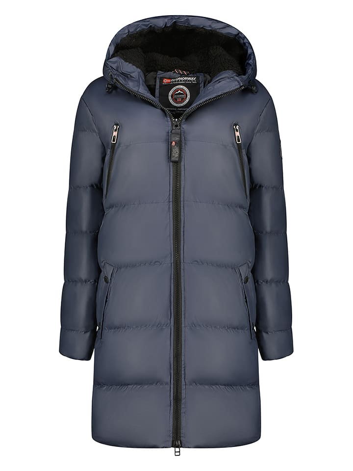 Geographical Norway Parka "Adrianna" w kolorze granatowym