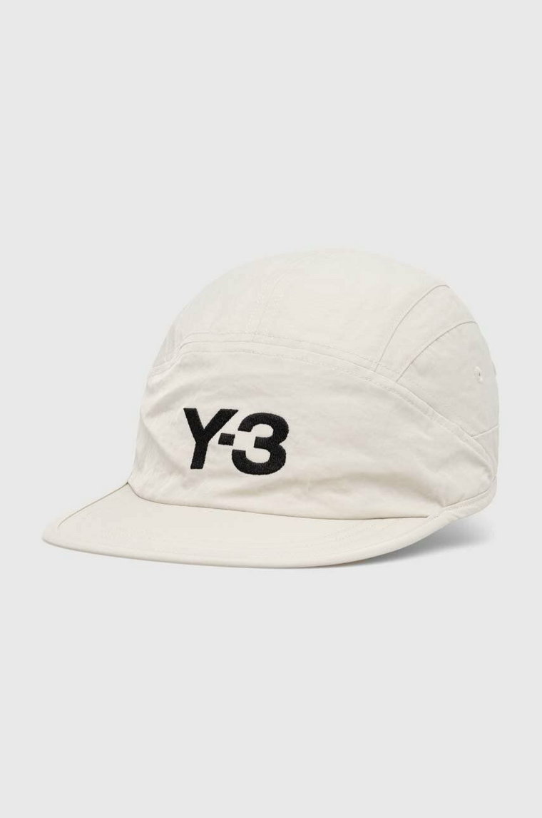 Y-3 czapka z daszkiem Running Cap kolor biały z aplikacją H62978-BIALY