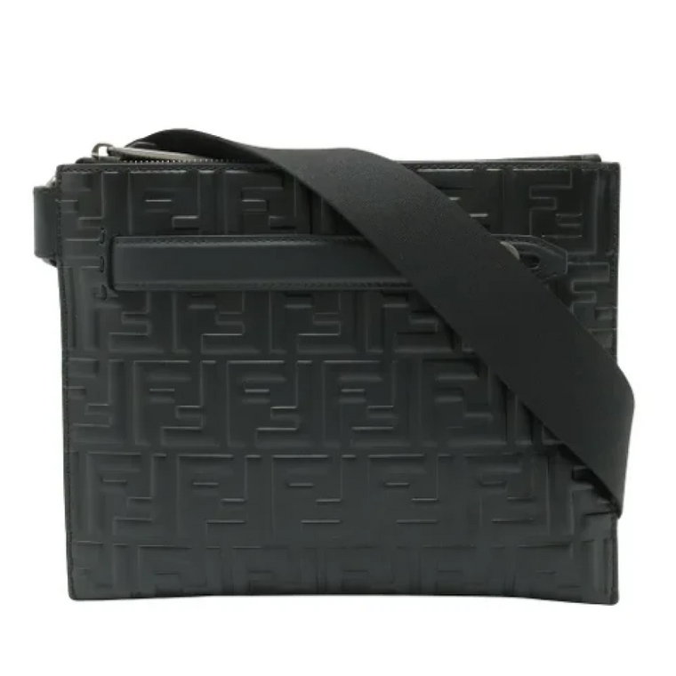 Pre-owned Leather shoulder-bags Fendi Vintage