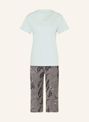 Schiesser Piżama 3/4 Contemporary Nightwear gruen