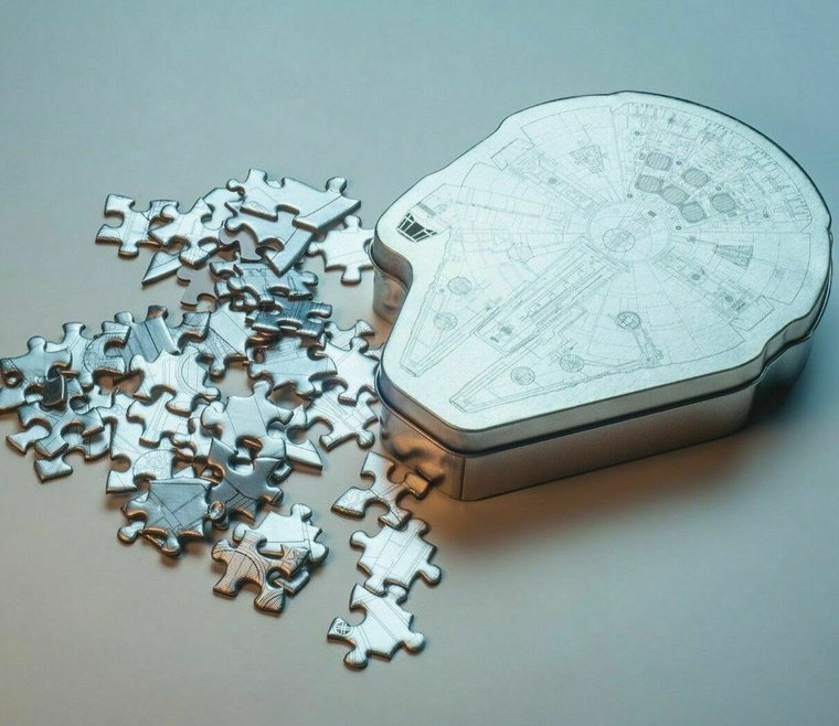 Puzzle Gwiezdne Wojny Millennium Falcon (201 Elementów)