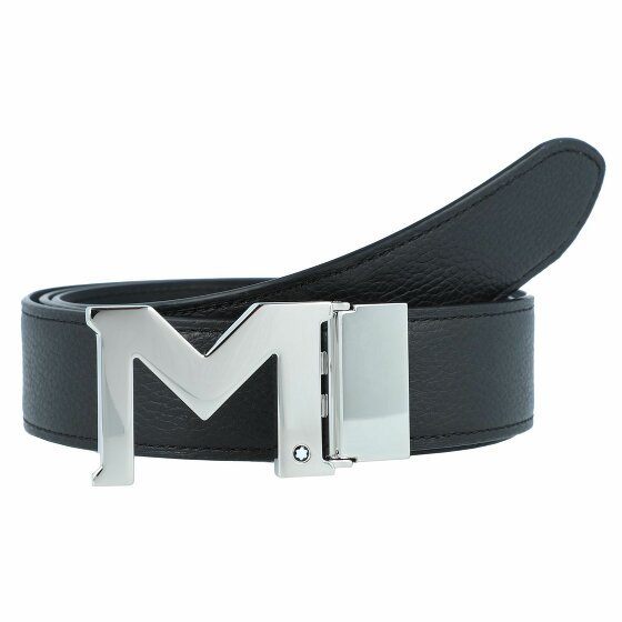 Montblanc Pall Coat Reversible Leather Belt black możliwość indywidualnego skrócenia