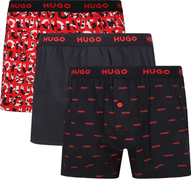Hugo Bodywear Bokserki 3-pack WOVEN BOXER TRIPLET