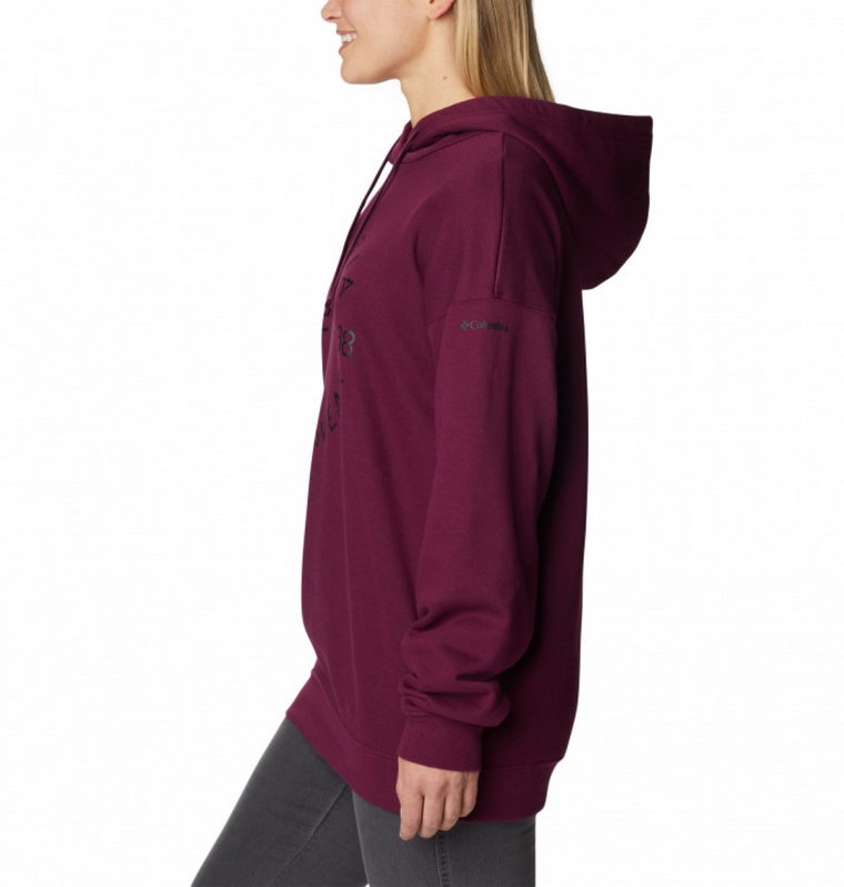 Damska bluza dresowa nierozpinana z kapturem COLUMBIA Trek Oversized