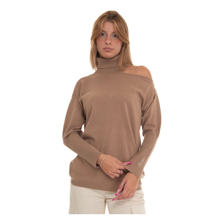 Eve Cutout Pullover, Turtleneck, Oversize Fit Guess