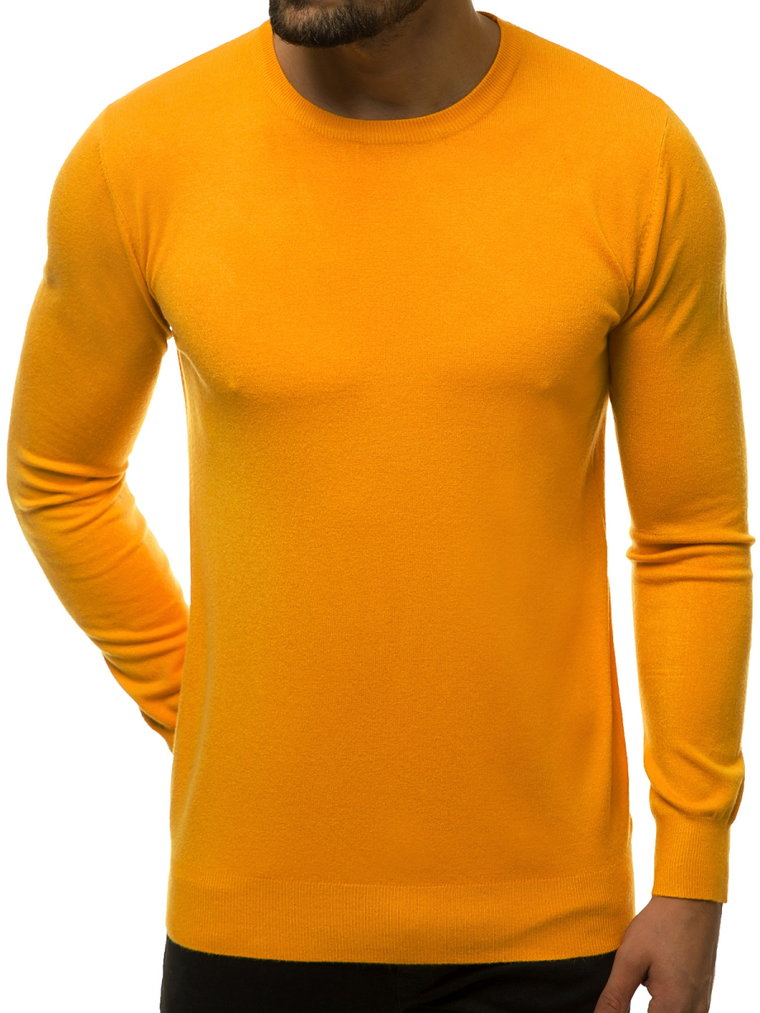 Sweter męski żółty OZONEE TMK/YY01/17